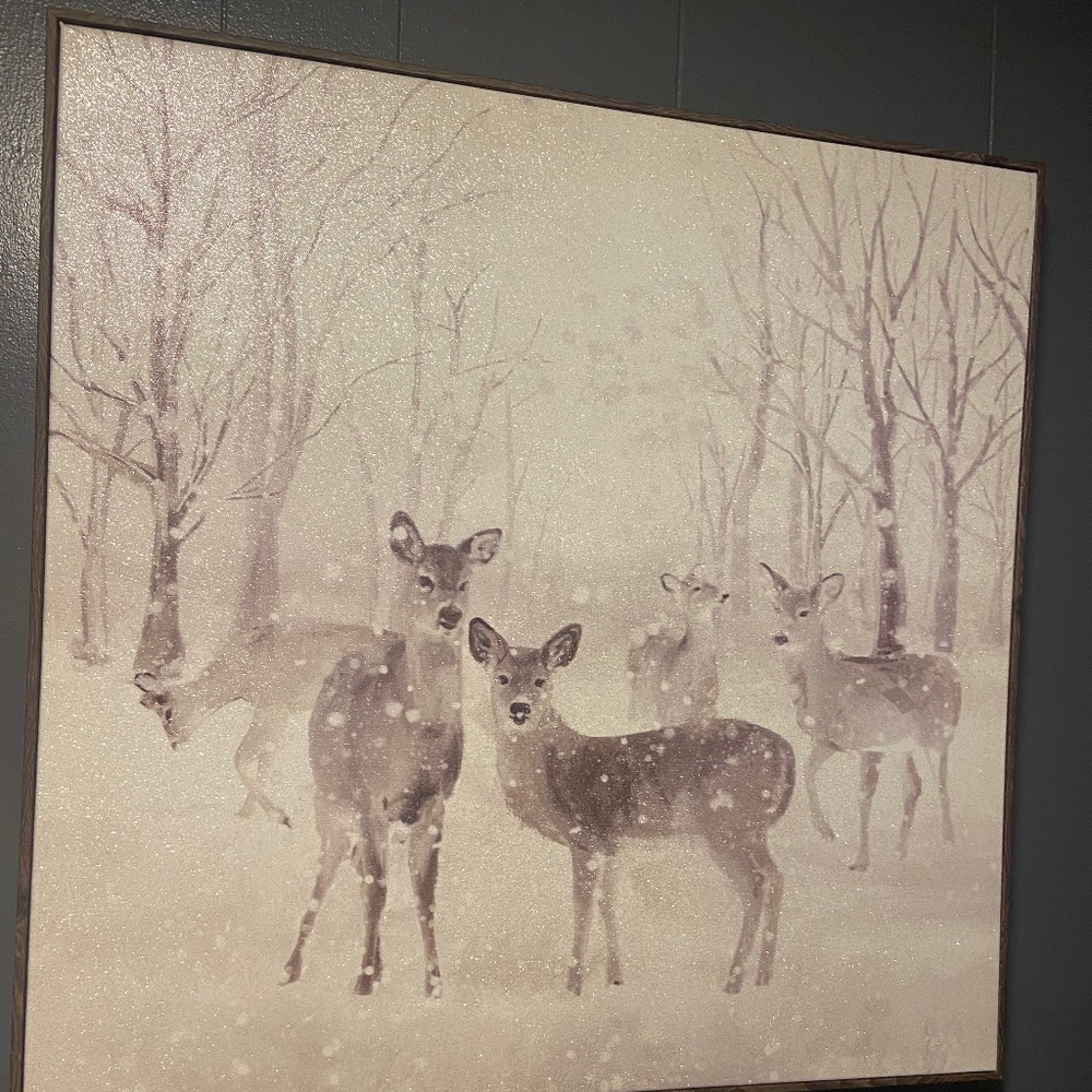 Painting deer decor
